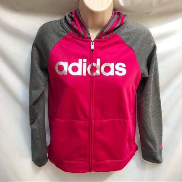 adidas Other - Hot Pink Adidas Zip Up Jacket